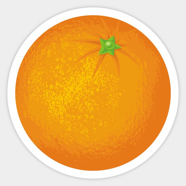 Orange Sticker by sifis